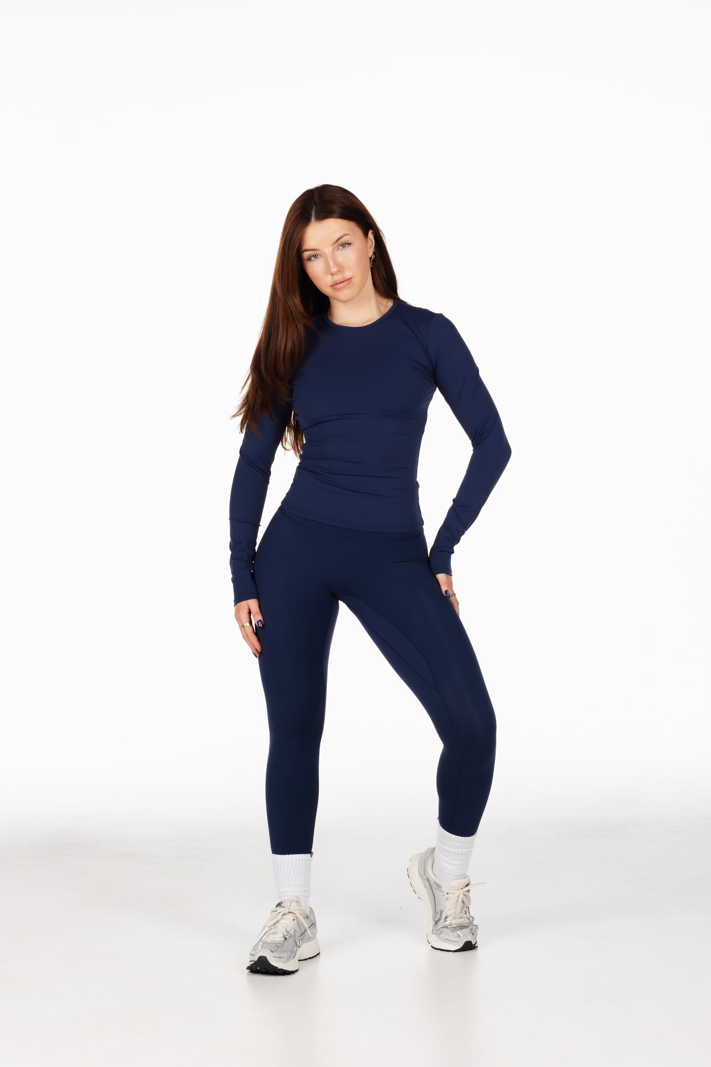 Second Skin - Sculpt Long Sleeve in Navy