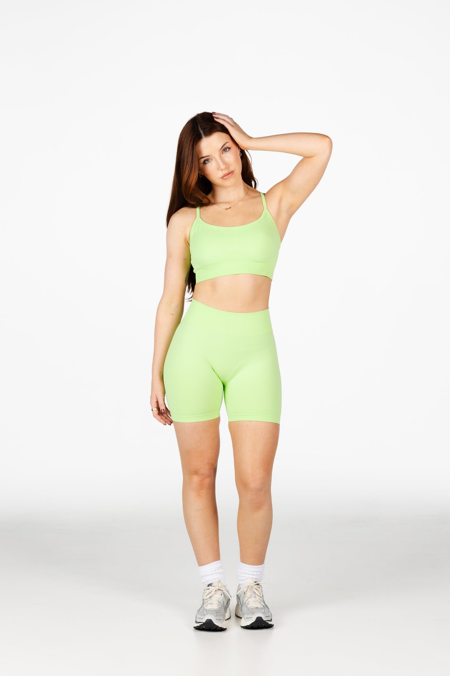 Seamless Scrunch Crop - Green