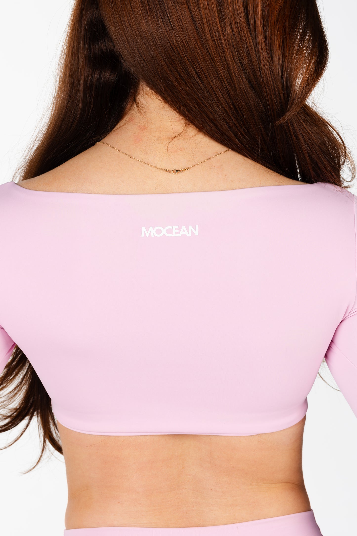 Pilates Collection - Long Sleeve Crop Baby Pink