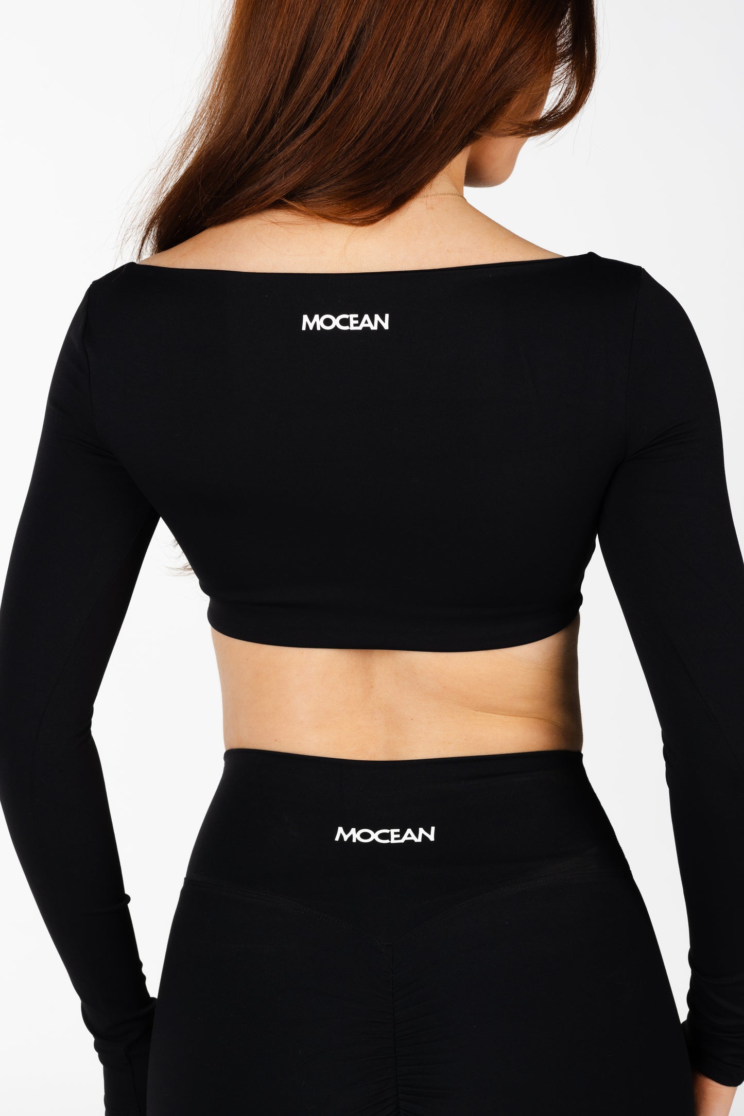 Pilates Collection - Long Sleeve Crop Black